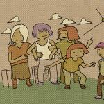 Jeux d'enfants géants (couleur)
